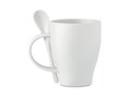 Reusable mug with spoon 300 ml