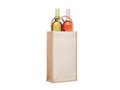 Jute wine bag for two bottles