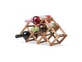 Fodable wooden wine rack