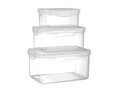 Set of 3 food storage boxes