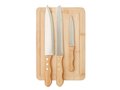 Bamboo cutting board set 7