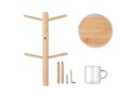 Bamboo cup set holder 8