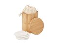 Bamboo fibre cleansing pad set