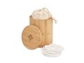 Bamboo fibre cleansing pad set 1