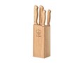 5 piece knife set in base 1