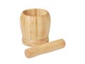 Mortar and pestle crush in bamboo 2