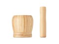 Mortar and pestle crush in bamboo 1