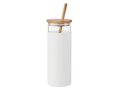 Glass tumbler 450ml bamboo lid 8