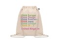 Organic cotton drawstring bag 2