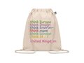 Organic cotton drawstring bag 2