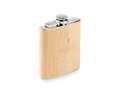 Bamboo slim hip flask 175ml