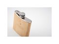 Bamboo slim hip flask 175ml 1