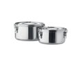 Set of 2 stainless steel boxes 5