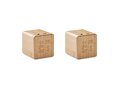 Set of Bamboo wireless speaker 5