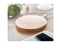 Round wireless charger bamboo 7