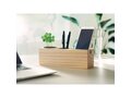 Wooden desk stand with clover seeds 4