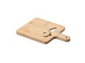 Cheese board set in bamboo