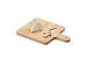 Cheese board set in bamboo