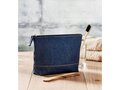 Recycled denim cosmetic pouch 4