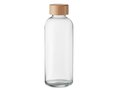 Glass bottle 650ml, bamboo lid