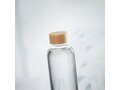 Glass bottle 650ml, bamboo lid 6