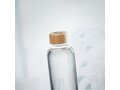 Glass bottle 650ml, bamboo lid 3