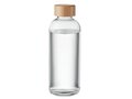 Glass bottle 650ml, bamboo lid 2
