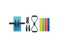 8 piece fitness/ gym set 5