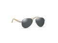 Bamboo sunglasses in pouch 5