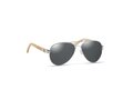 Bamboo sunglasses in pouch 6