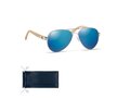 Bamboo sunglasses in pouch 7