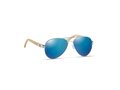 Bamboo sunglasses in pouch 11