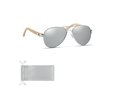 Bamboo sunglasses in pouch 16