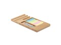 Bamboo desk phone stand