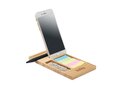 Bamboo desk phone stand 3