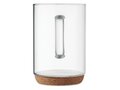 Glass mug 400ml with cork base 3