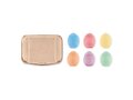 6 chalk eggs in a egg box 2