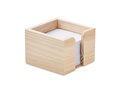 Memo cube dispenser in bamboo