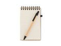 A6 Bamboo cover notepad 4