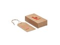 Set of 12 kraft paper gift tags 1