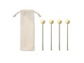 Stainless steel stirrers set 5