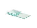 Recycled glass coaster set 1