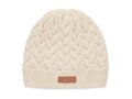 Cable knit beanie in RPET 3