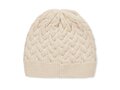 Cable knit beanie in RPET 6
