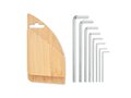 Hex key set in bamboo 6