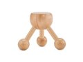 Hand held massager in wood 4