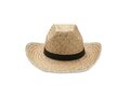 Natural straw cowboy hat 1