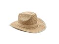 Natural straw cowboy hat 3