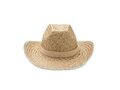 Natural straw cowboy hat 5