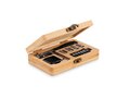 13 piece tool set, bamboo case